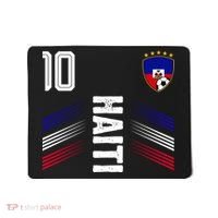 Haiti Soccer Fan Number 10 Graphic Jersey Mousepad thumb 0