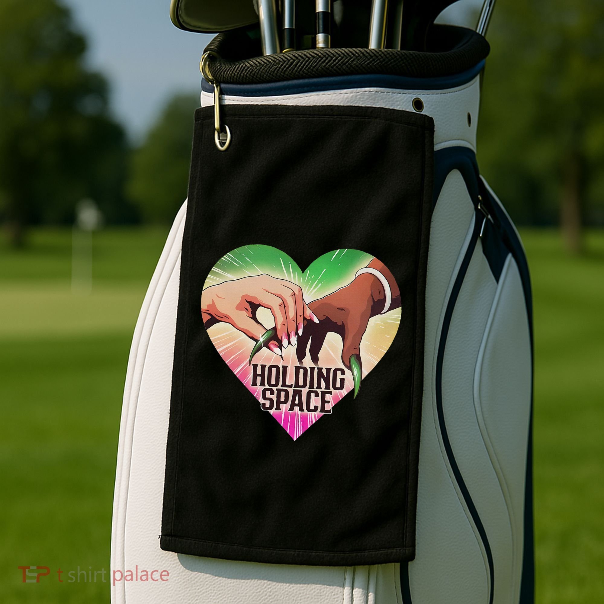 Holding Space For The Lyrics Of Defying Golf Towel