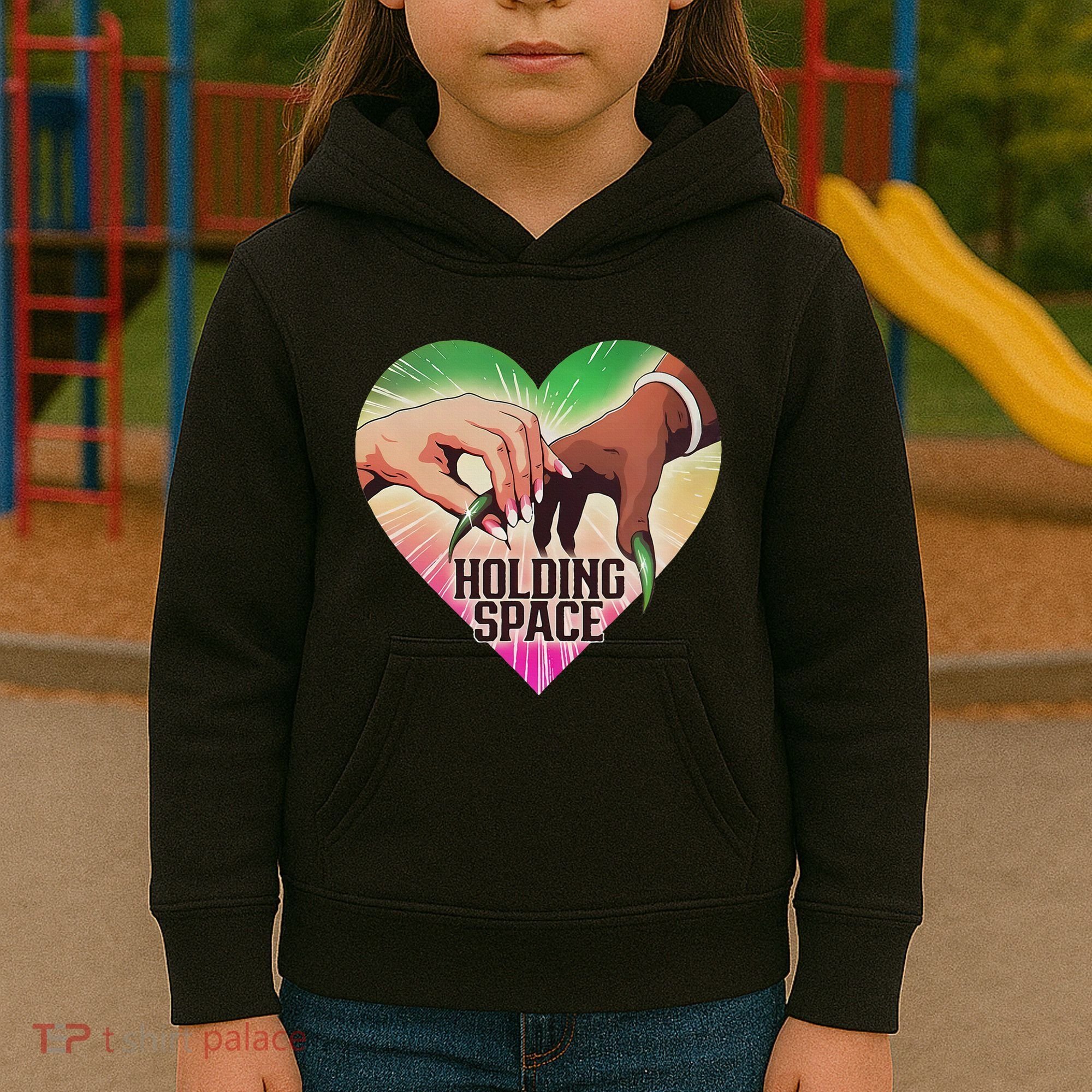 Holding Space For The Lyrics Of Defying Kids Hoodie