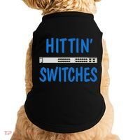 Hitting Switches Funny Network Systems Engineer Gift Doggie Tank thumb 0