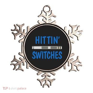 Hitting Switches Funny Network Systems Engineer Gift Ornament