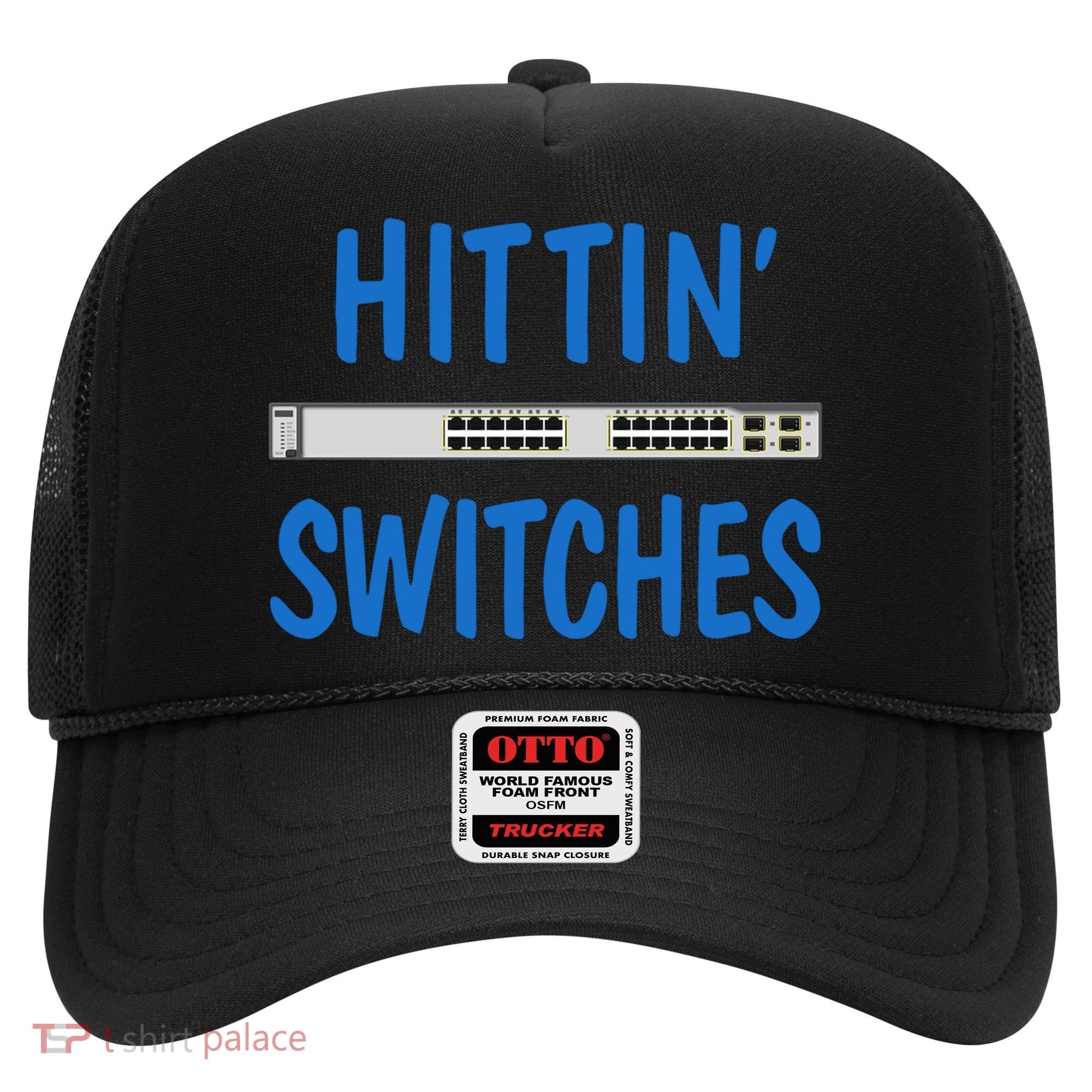 Hitting Switches Funny Network Systems Engineer Gift Hat