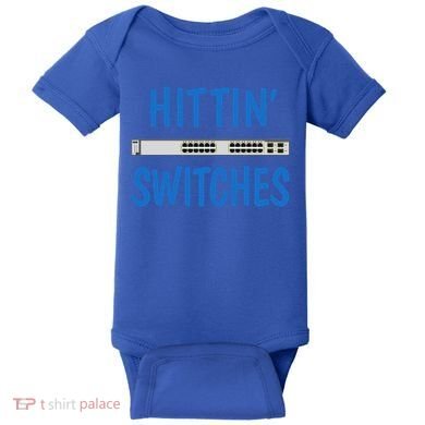 Hitting Switches Funny Network Systems Engineer Gift Baby Bodysuit