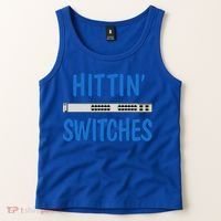 Hitting Switches Funny Network Systems Engineer Gift Tank Top thumb 2