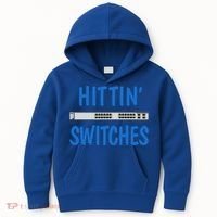 Hitting Switches Funny Network Systems Engineer Gift Kids Hoodie thumb 0