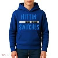 Hitting Switches Funny Network Systems Engineer Gift Kids Hoodie thumb 4