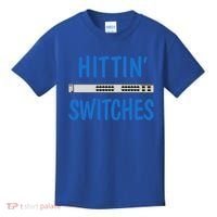 Hitting Switches Funny Network Systems Engineer Gift Kids T-Shirt thumb 0