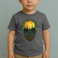 Halloween Spooky Full Moon Castle Skull Toddler T-Shirt thumb 2