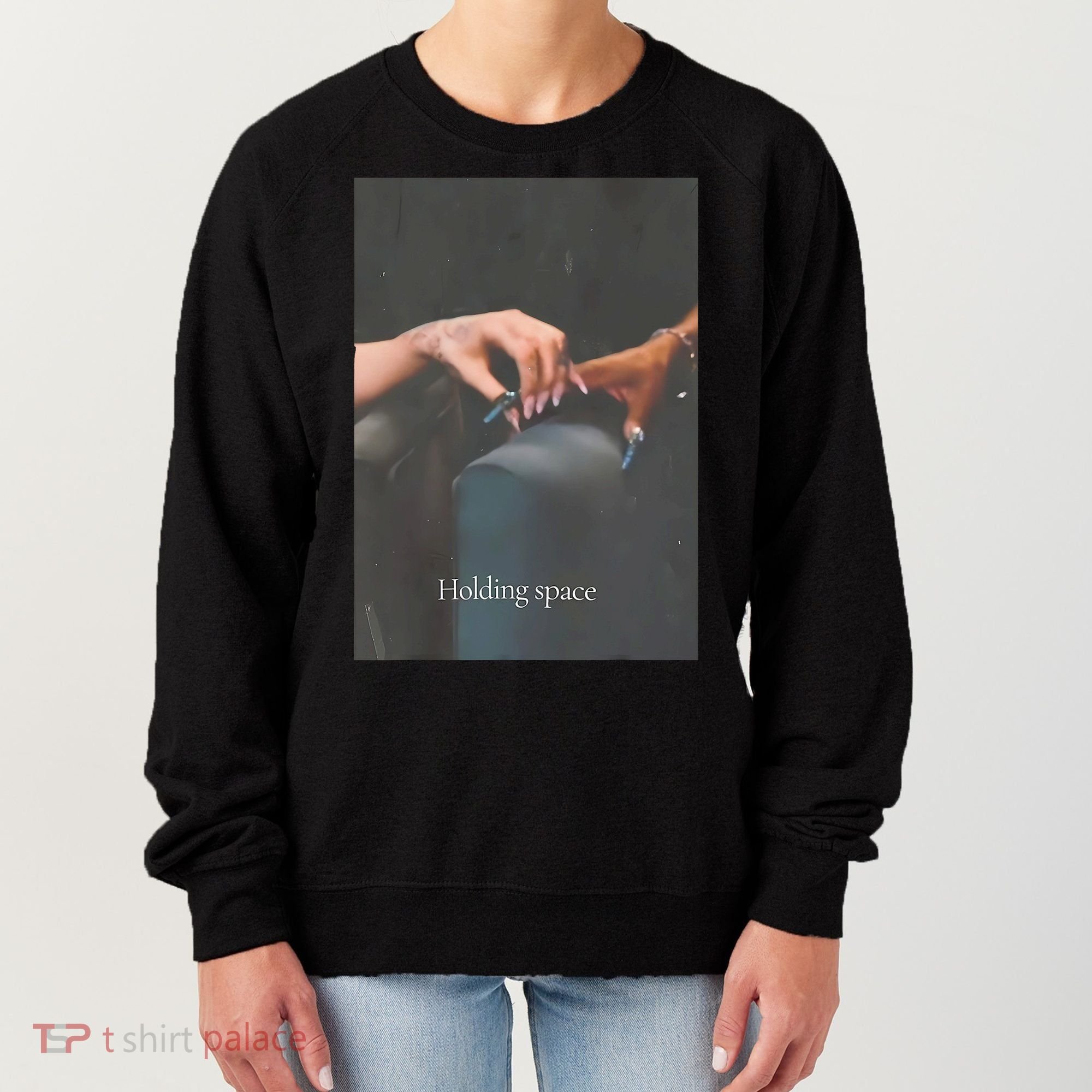 Holding Space For The Lyrics Of Defying Women's Sweatshirt