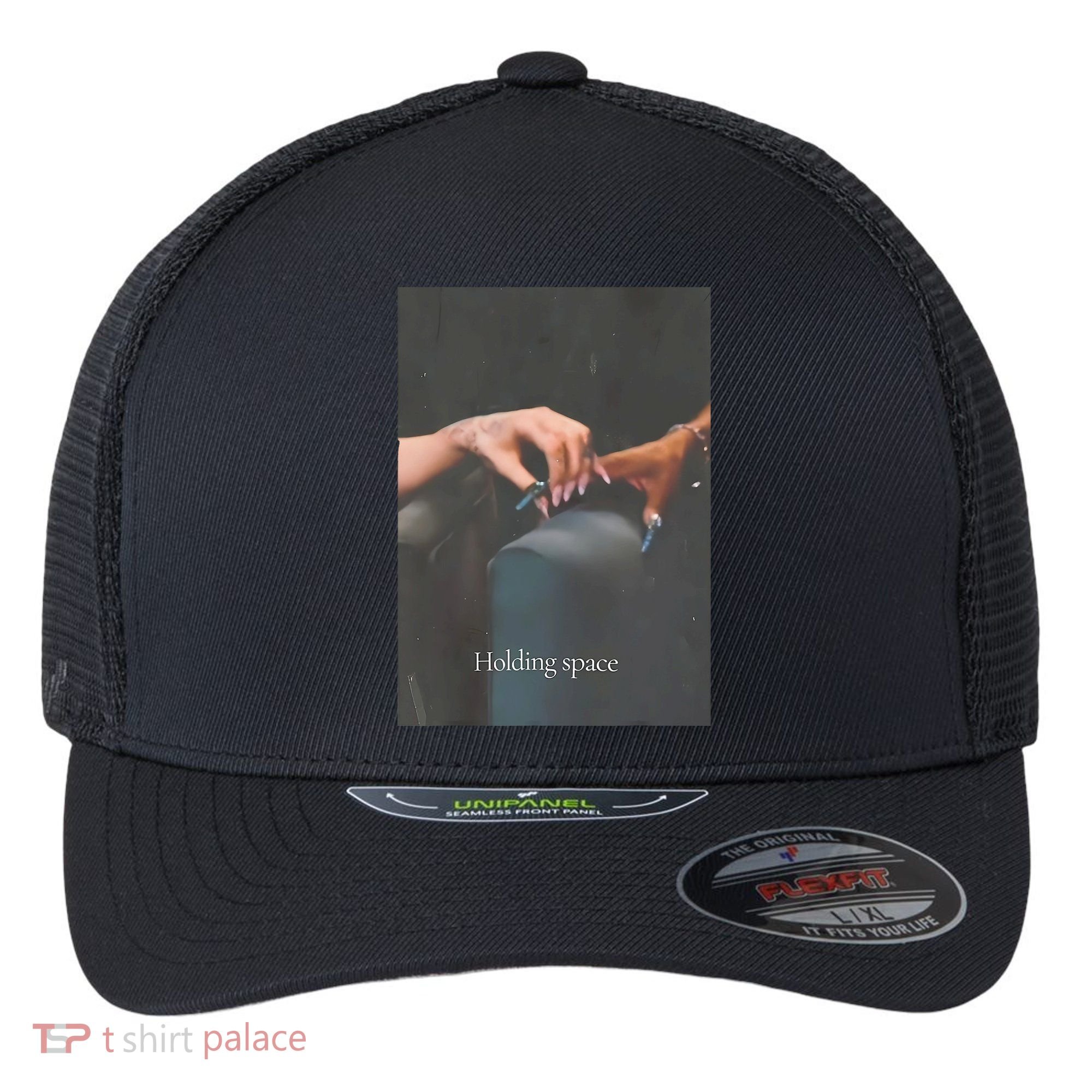 Holding Space For The Lyrics Of Defying Flexfit Unipanel Trucker Cap