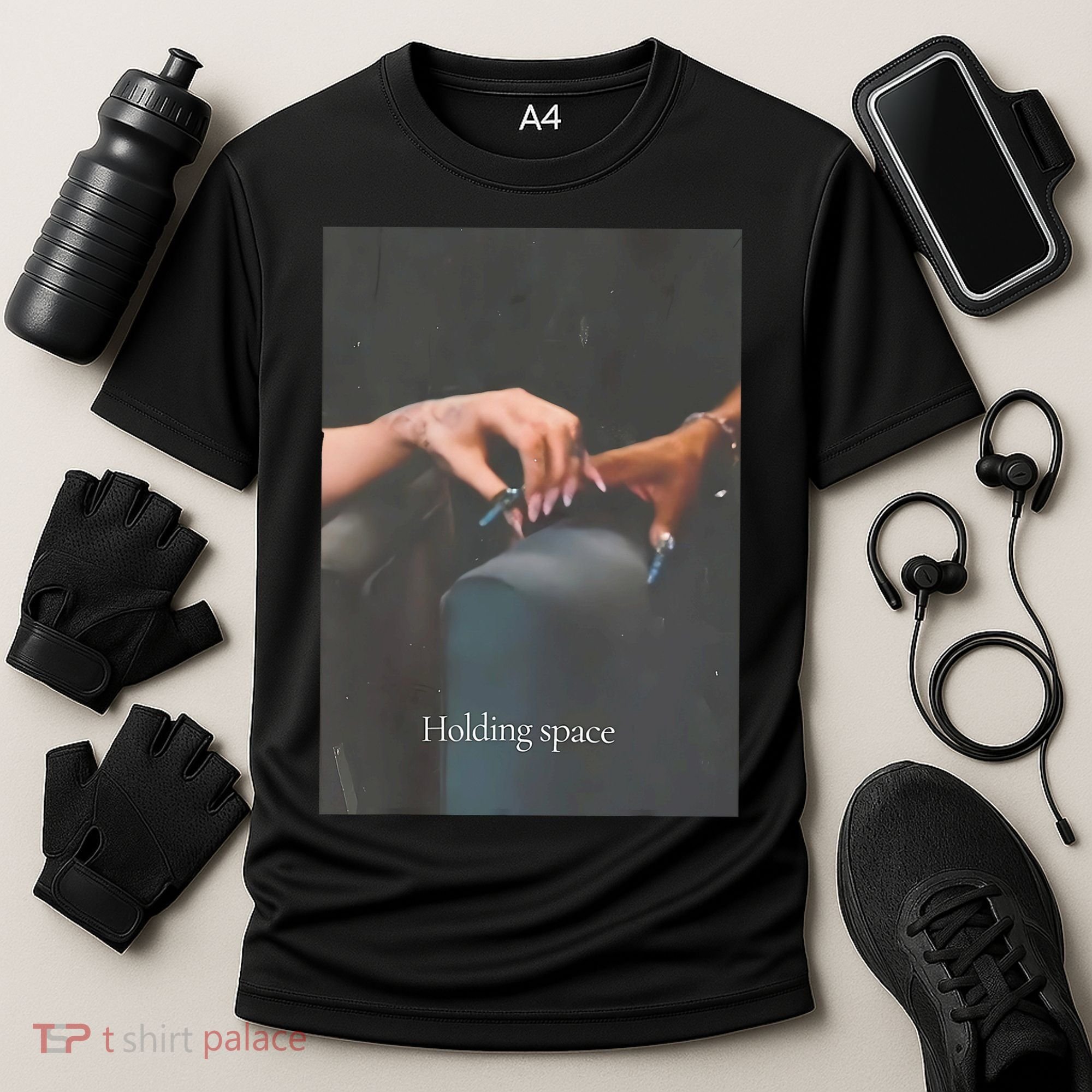 Holding Space For The Lyrics Of Defying Cooling Performance Crew T-Shirt