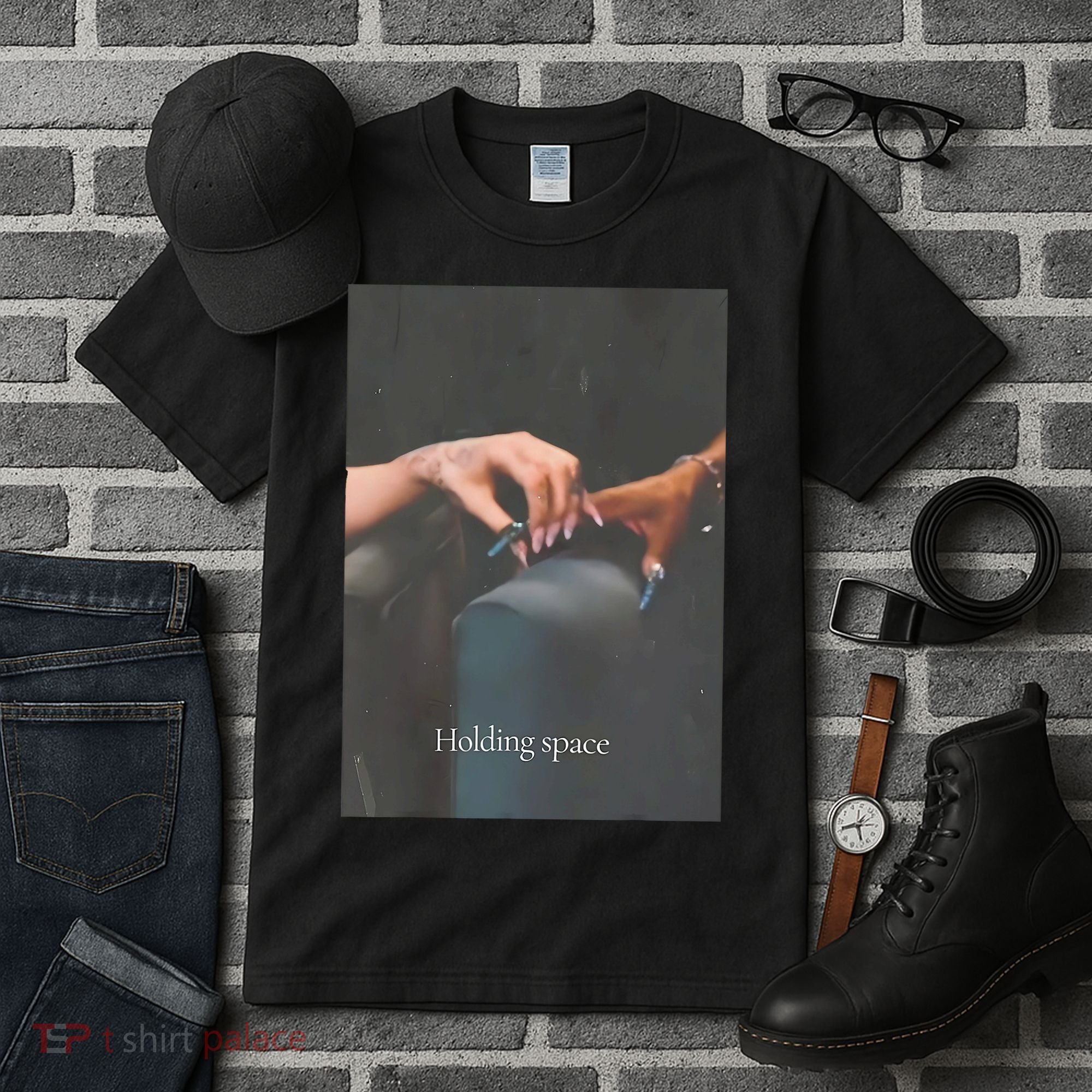 Holding Space For The Lyrics Of Defying Tall T-Shirt