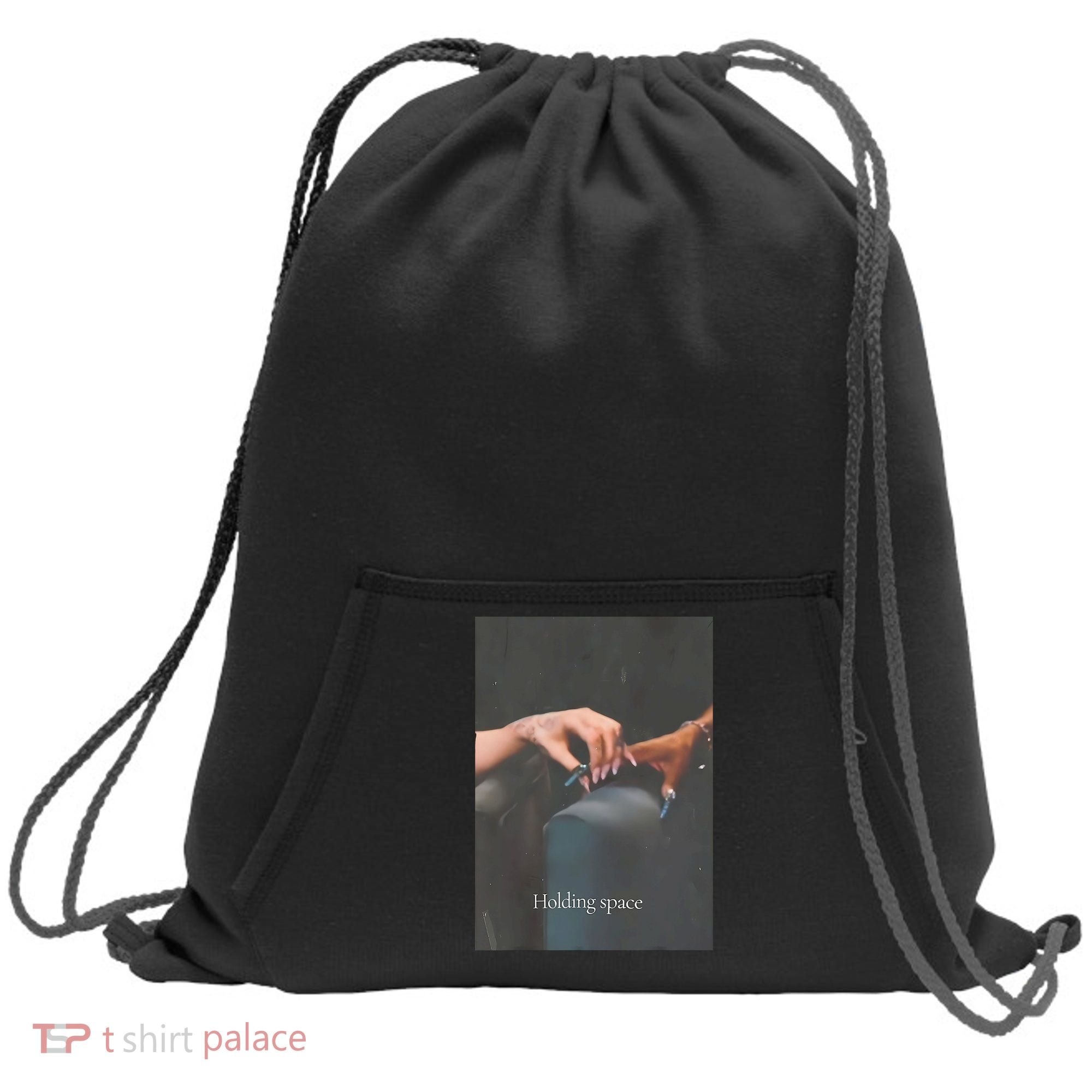 Holding Space For The Lyrics Of Defying Sweatshirt Cinch Pack Bag