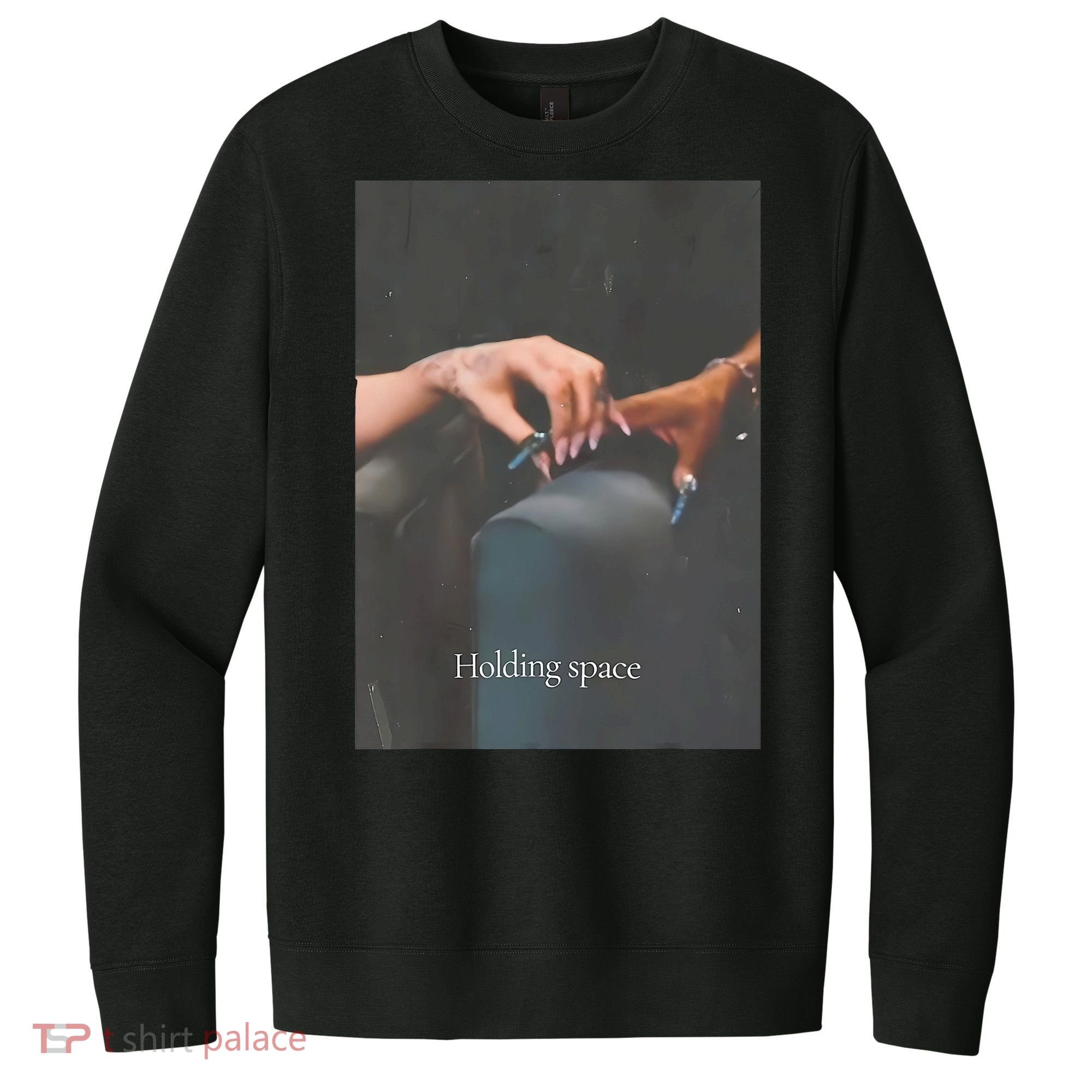 Holding Space For The Lyrics Of Defying V.I.T. Fleece Crew Sweatshirt