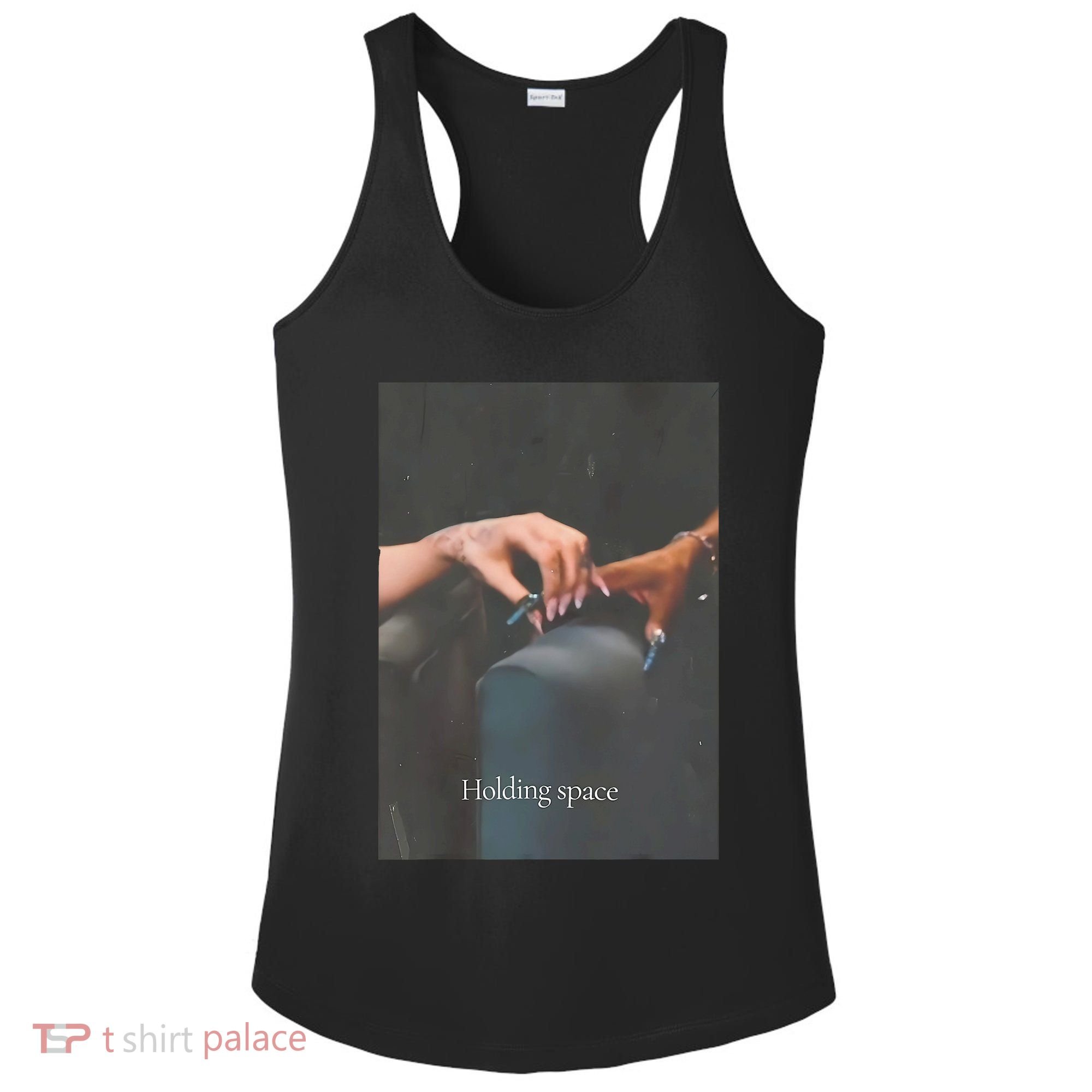 Holding Space For The Lyrics Of Defying Ladies PosiCharge Competitor Racerback Tank