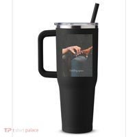 Holding Space For The Lyrics Of Defying 40oz Vacuum Insulated Stainless Steel Travel Tumbler thumb 2