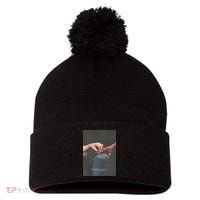 Holding Space For The Lyrics Of Defying Pom Pom 12in Knit Beanie thumb 0