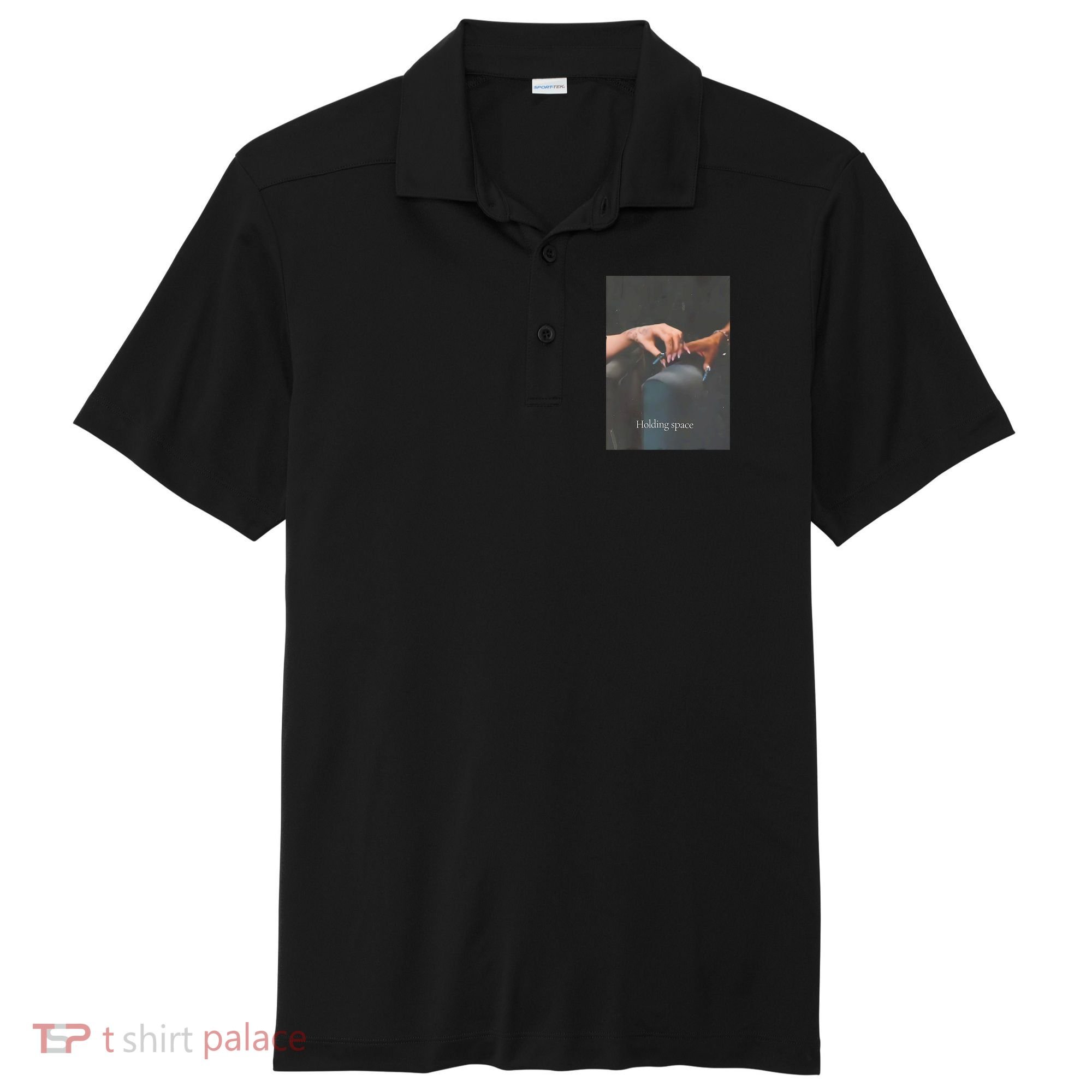 Holding Space For The Lyrics Of Defying Sport-Tek Posi-UV Pro Polo