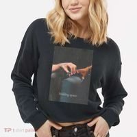 Holding Space For The Lyrics Of Defying Cropped Pullover Crew thumb 2