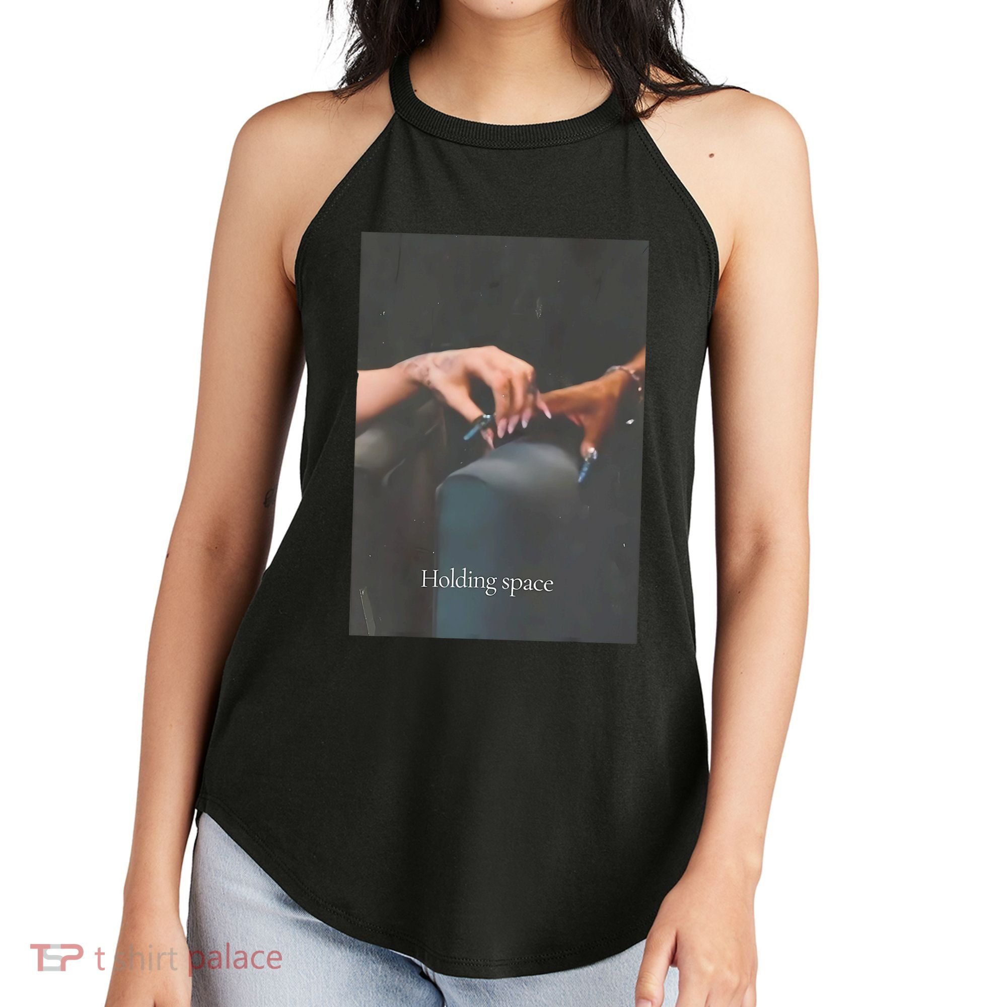 Holding Space For The Lyrics Of Defying Women's Perfect Tri Rocker Tank