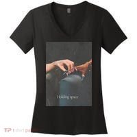 Holding Space For The Lyrics Of Defying Women's V-Neck T-Shirt thumb 0