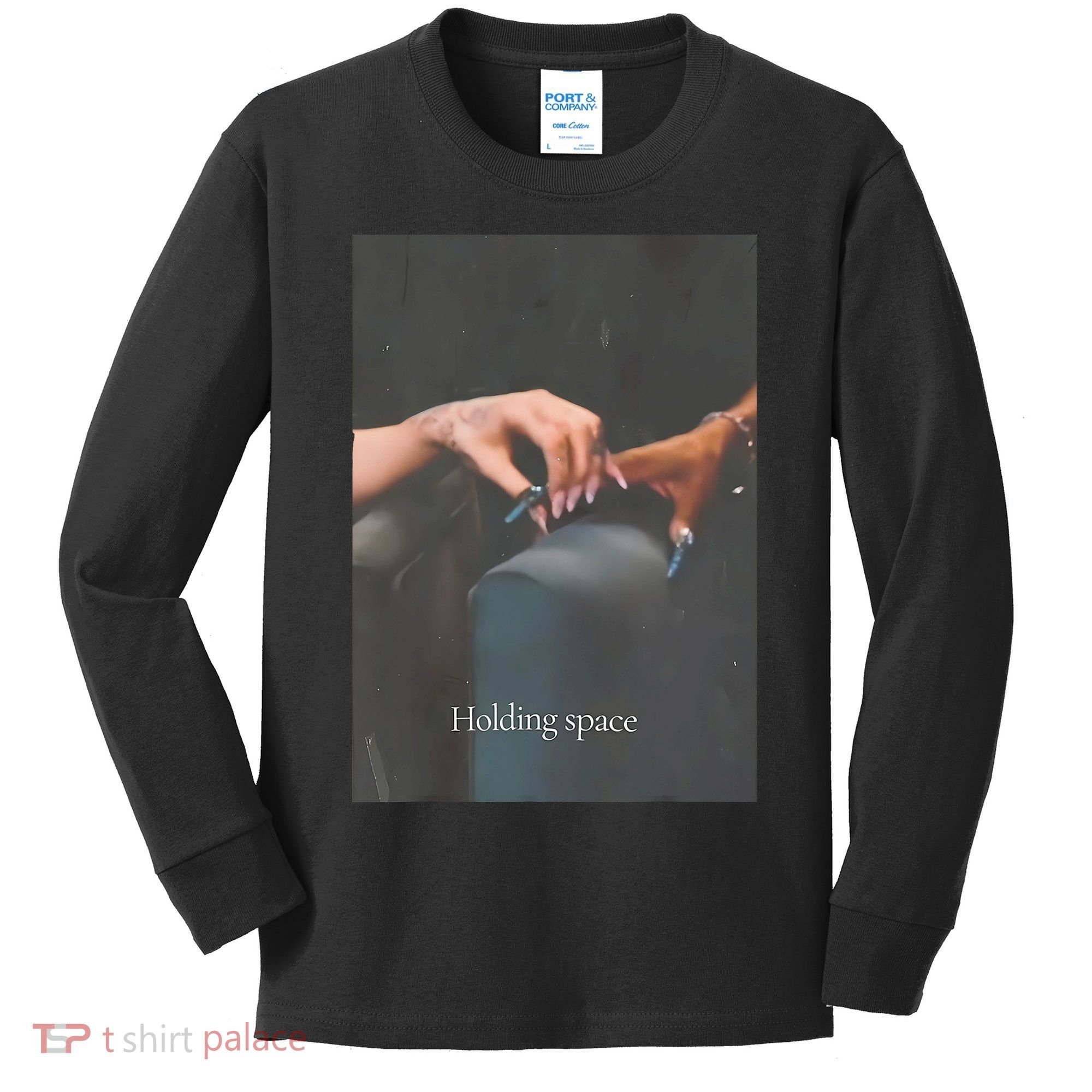 Holding Space For The Lyrics Of Defying Kids Long Sleeve Shirt