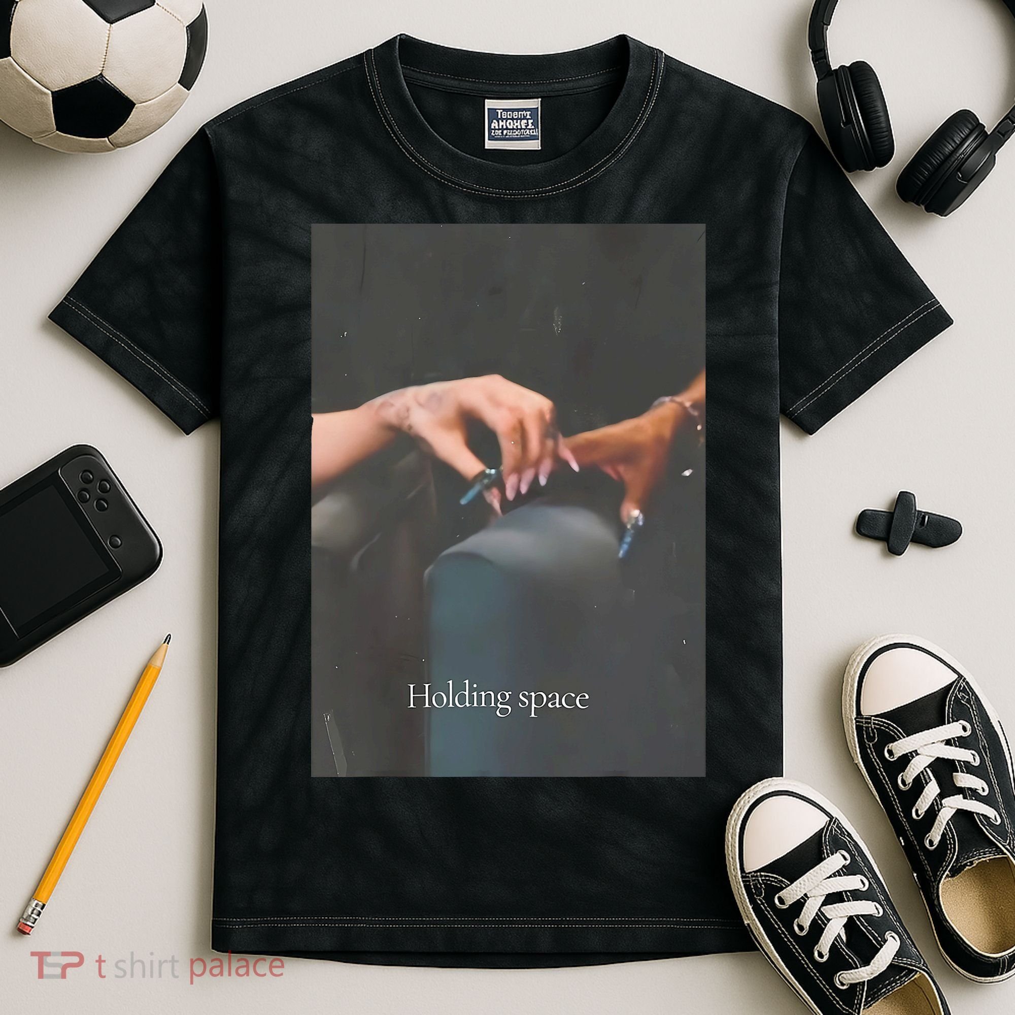 Holding Space For The Lyrics Of Defying Kids Tie-Dye T-Shirt
