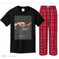 Holding Space For The Lyrics Of Defying Kids Plaid Pajama Set thumb 0