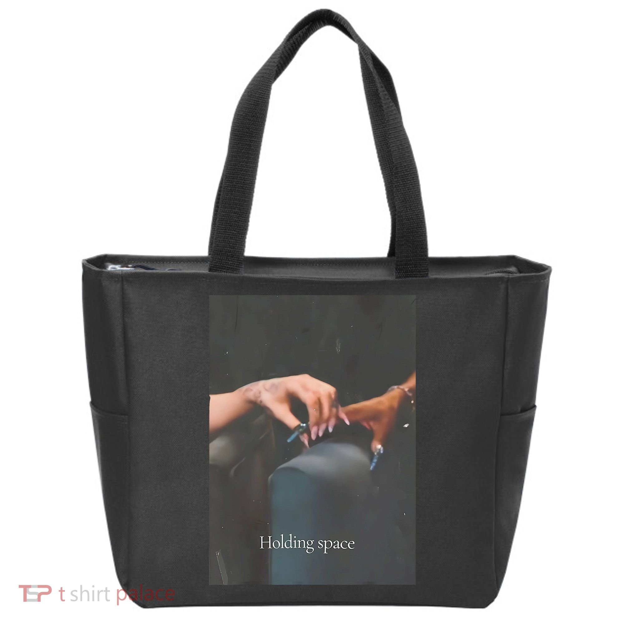 Holding Space For The Lyrics Of Defying Tote Bag