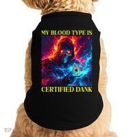 Hard Skeleton Funny Oddly Specific Dank Meme Doggie Tank thumb 0