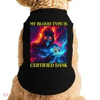 Hard Skeleton Funny Oddly Specific Dank Meme Doggie Tank thumb 0