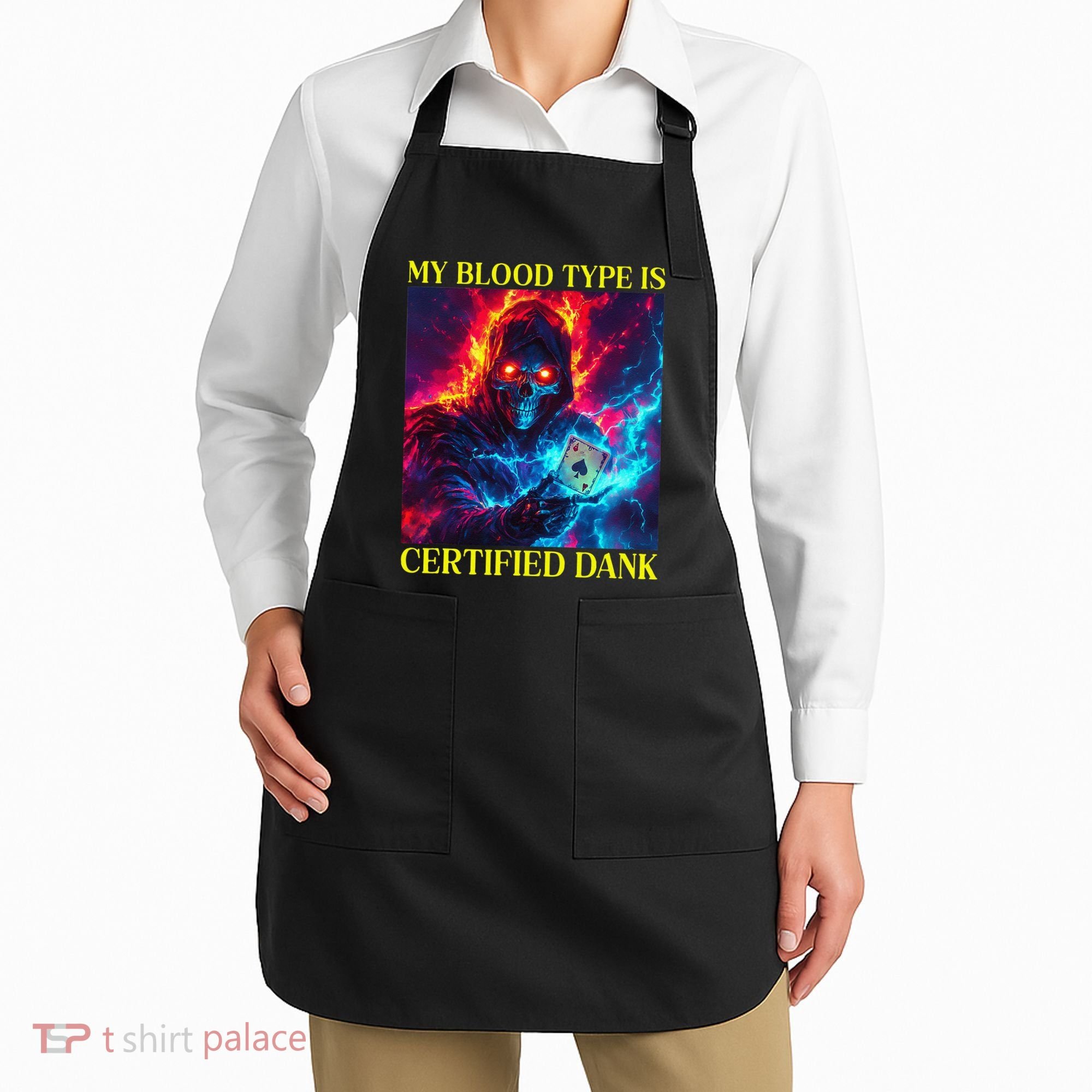 Hard Skeleton Funny Oddly Specific Dank Meme Apron
