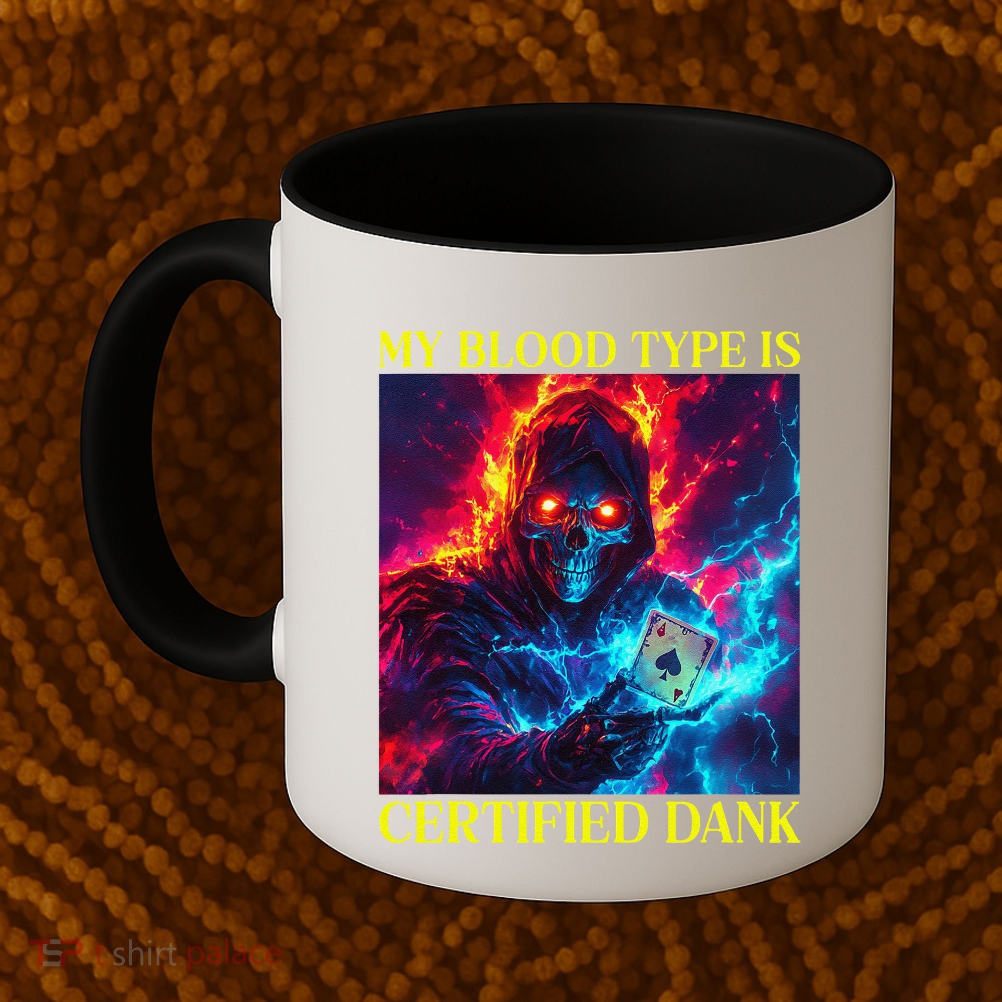 Hard Skeleton Funny Oddly Specific Dank Meme Coffee Mug