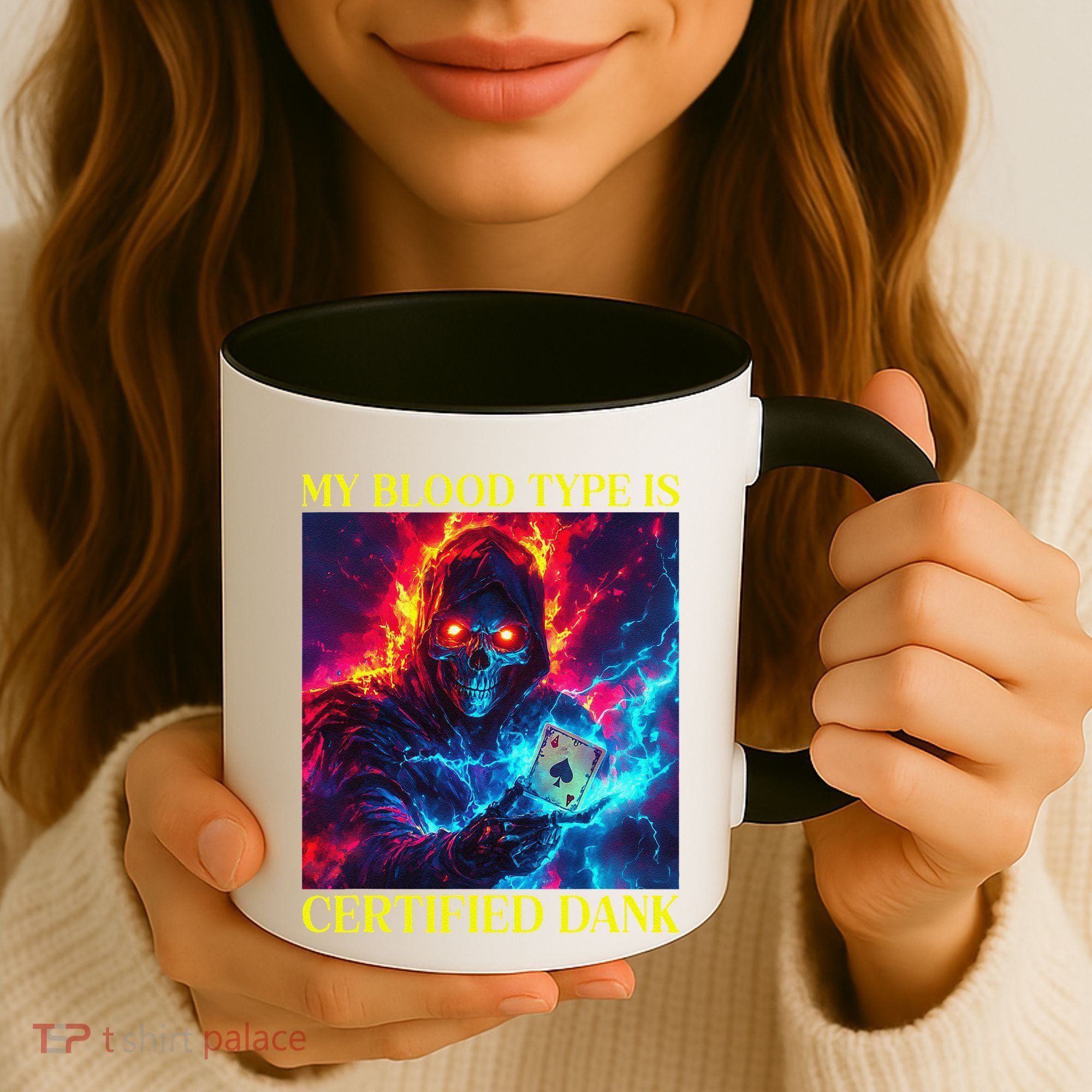 Hard Skeleton Funny Oddly Specific Dank Meme Coffee Mug
