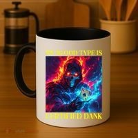 Hard Skeleton Funny Oddly Specific Dank Meme Coffee Mug thumb 4