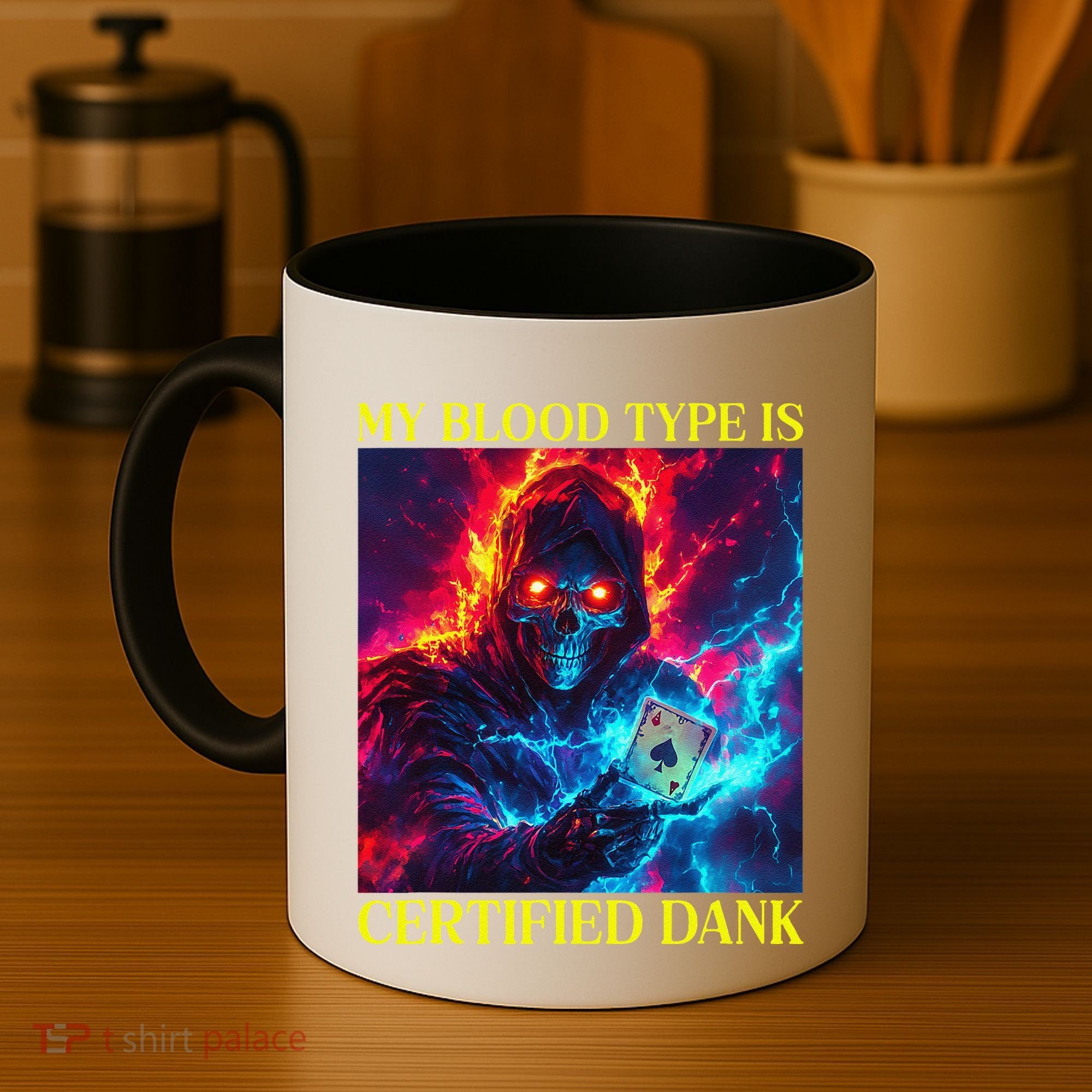 Hard Skeleton Funny Oddly Specific Dank Meme Coffee Mug