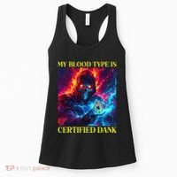 Hard Skeleton Funny Oddly Specific Dank Meme Women's Tank Top thumb 0