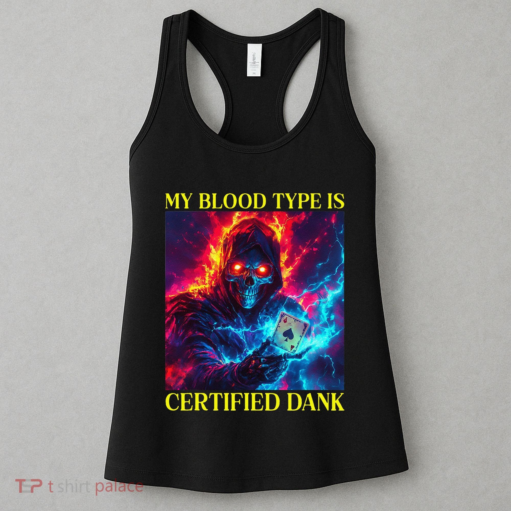 Hard Skeleton Funny Oddly Specific Dank Meme Women's Tank Top