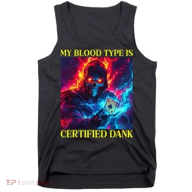 Hard Skeleton Funny Oddly Specific Dank Meme Tank Top