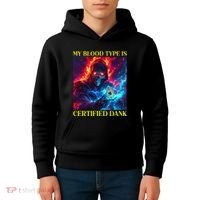 Hard Skeleton Funny Oddly Specific Dank Meme Kids Hoodie thumb 4