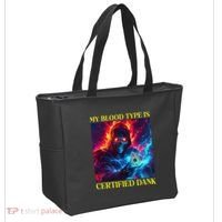 Hard Skeleton Funny Oddly Specific Dank Meme Tote Bag thumb 2