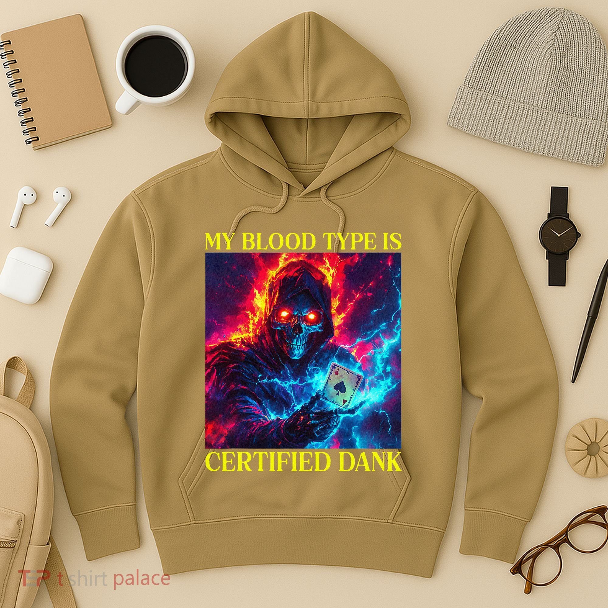 Hard Skeleton Funny Oddly Specific Dank Meme Hoodie