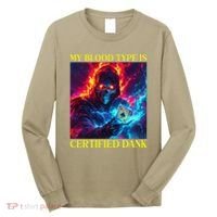 Hard Skeleton Funny Oddly Specific Dank Meme Long Sleeve Shirt thumb 0