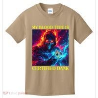 Hard Skeleton Funny Oddly Specific Dank Meme Kids T-Shirt thumb 0