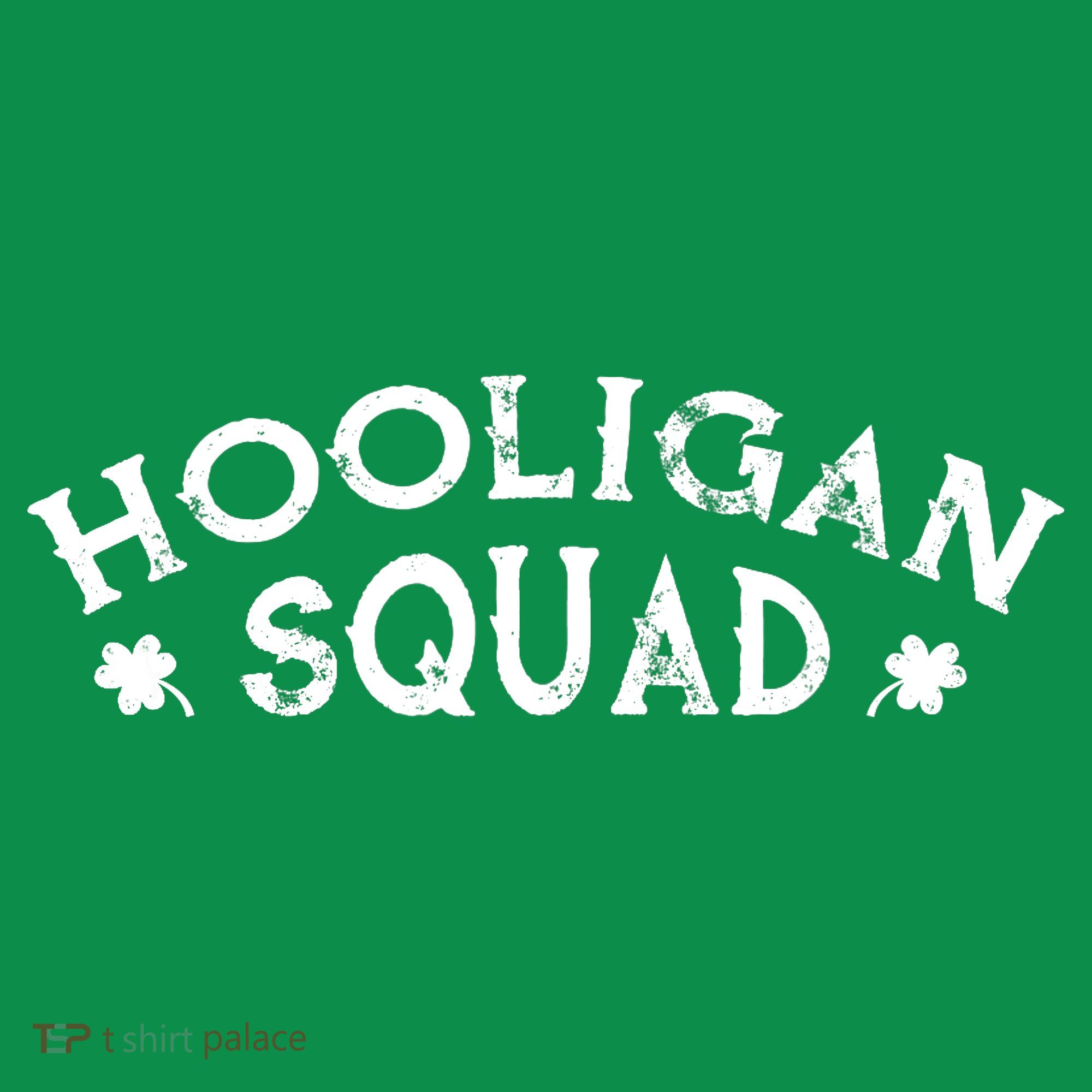 Hooligan Squad Funny St. Patrick's Day Irish Matching Group Coaster