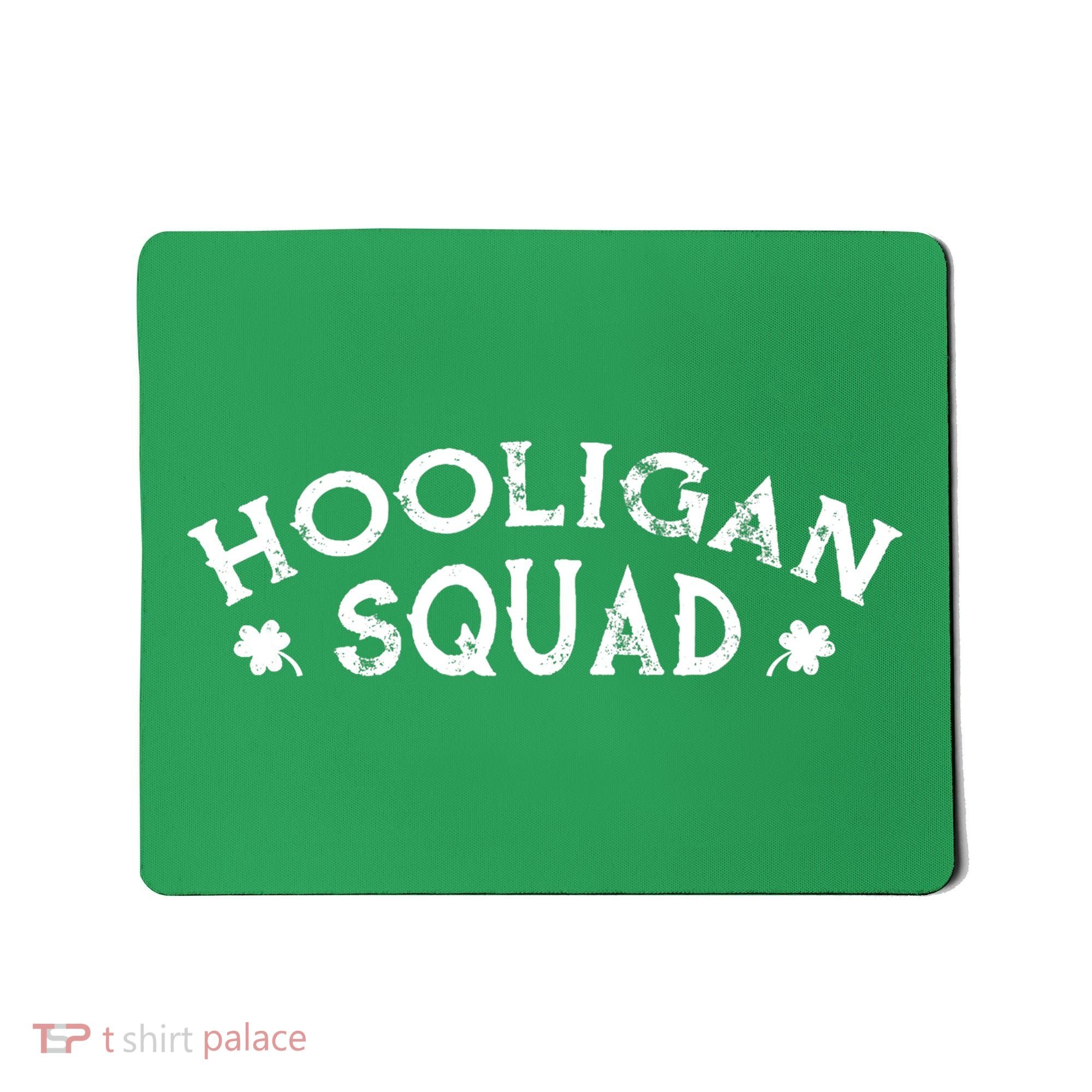 Hooligan Squad Funny St. Patrick's Day Irish Matching Group Mousepad