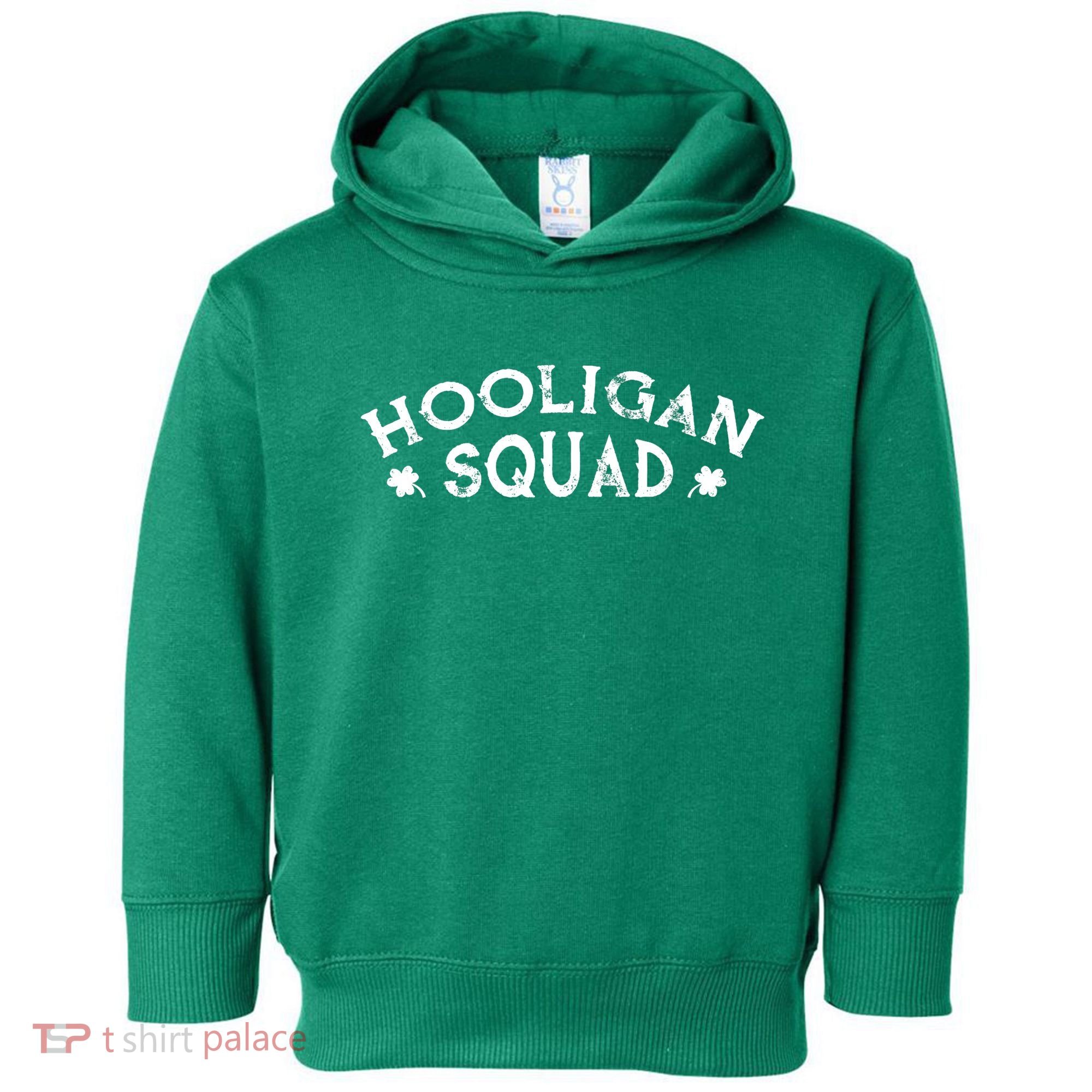Hooligan Squad Funny St. Patrick's Day Irish Matching Group Toddler Hoodie