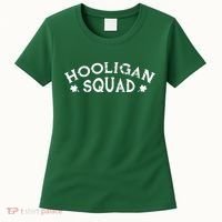 Hooligan Squad Funny St. Patrick's Day Irish Matching Group Women's T-Shirt thumb 0