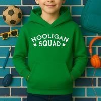 Hooligan Squad Funny St. Patrick's Day Irish Matching Group Kids Hoodie thumb 2