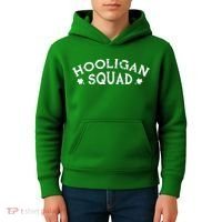 Hooligan Squad Funny St. Patrick's Day Irish Matching Group Kids Hoodie thumb 4